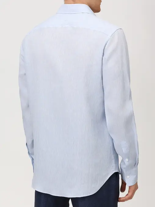 Рубашка Regular Fit льняная CANALI