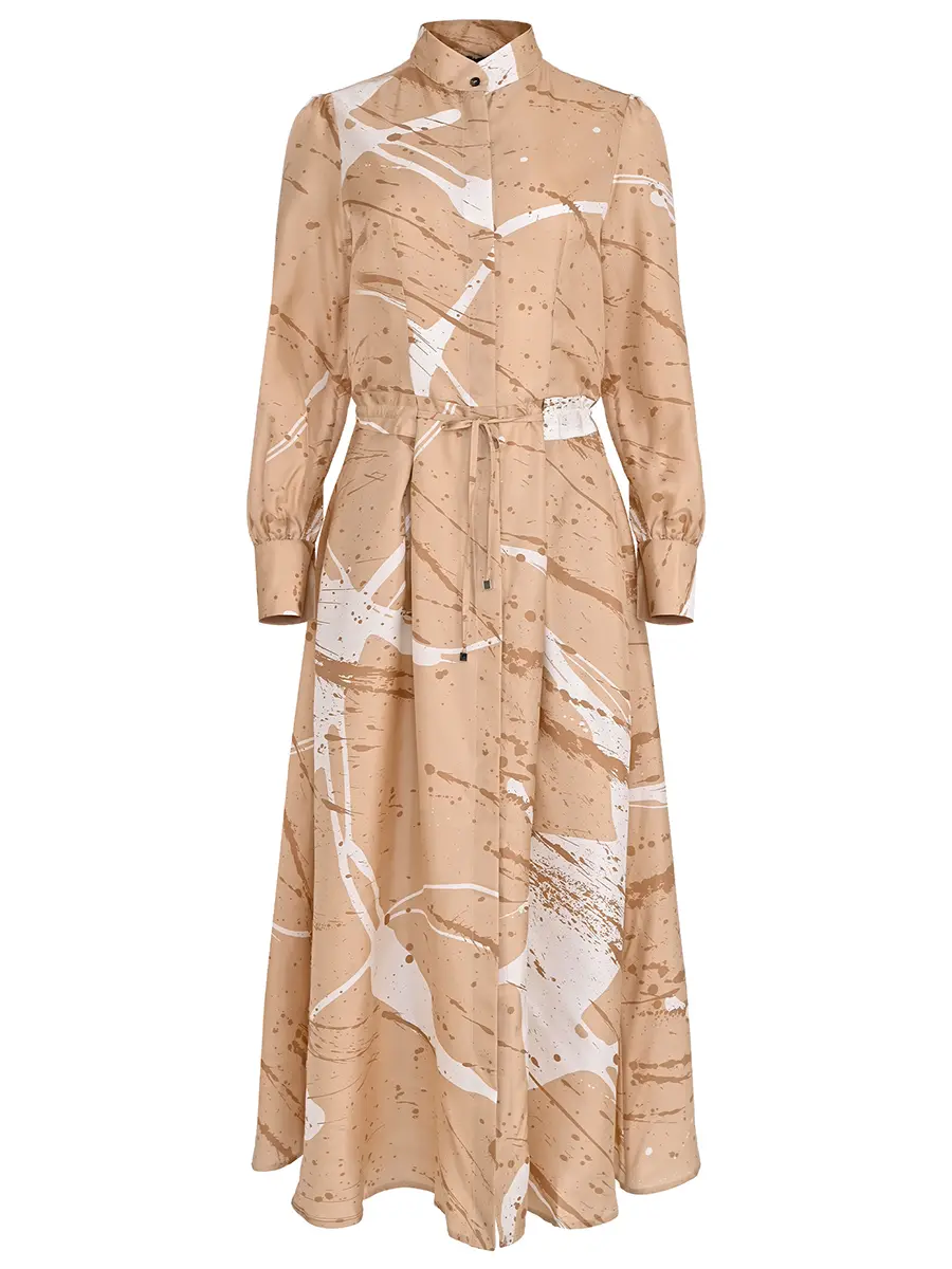 Платье шелковое