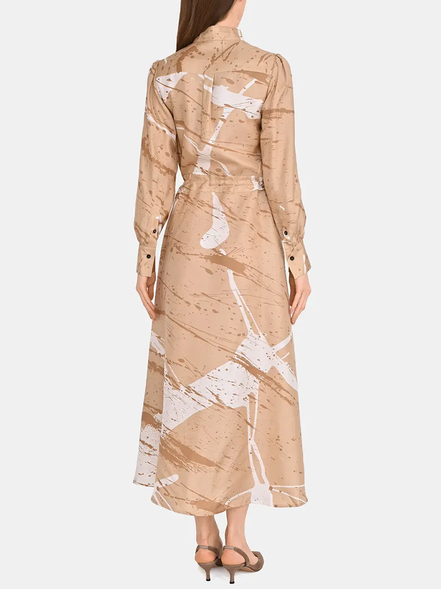 Платье шелковое