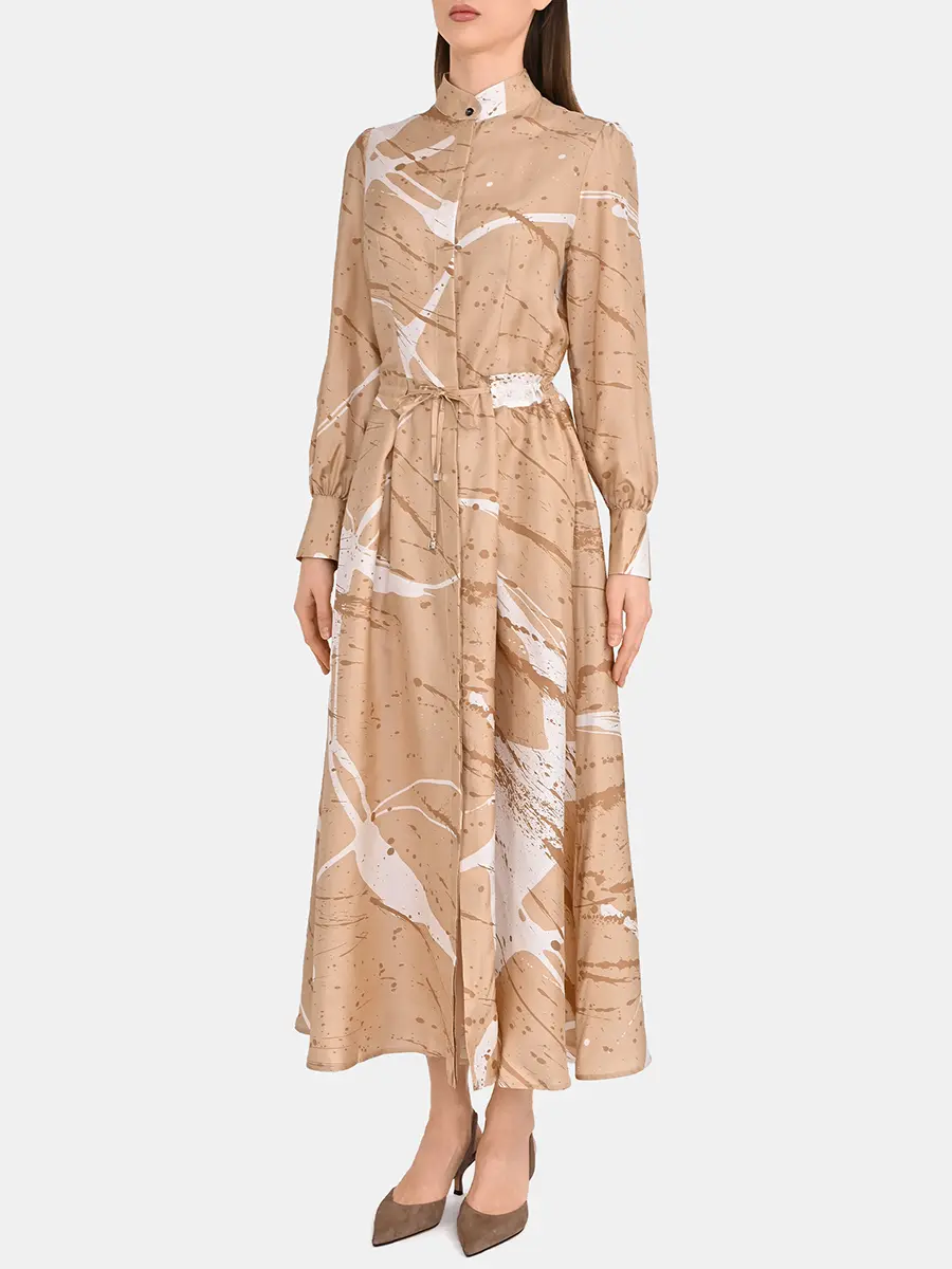 Платье шелковое