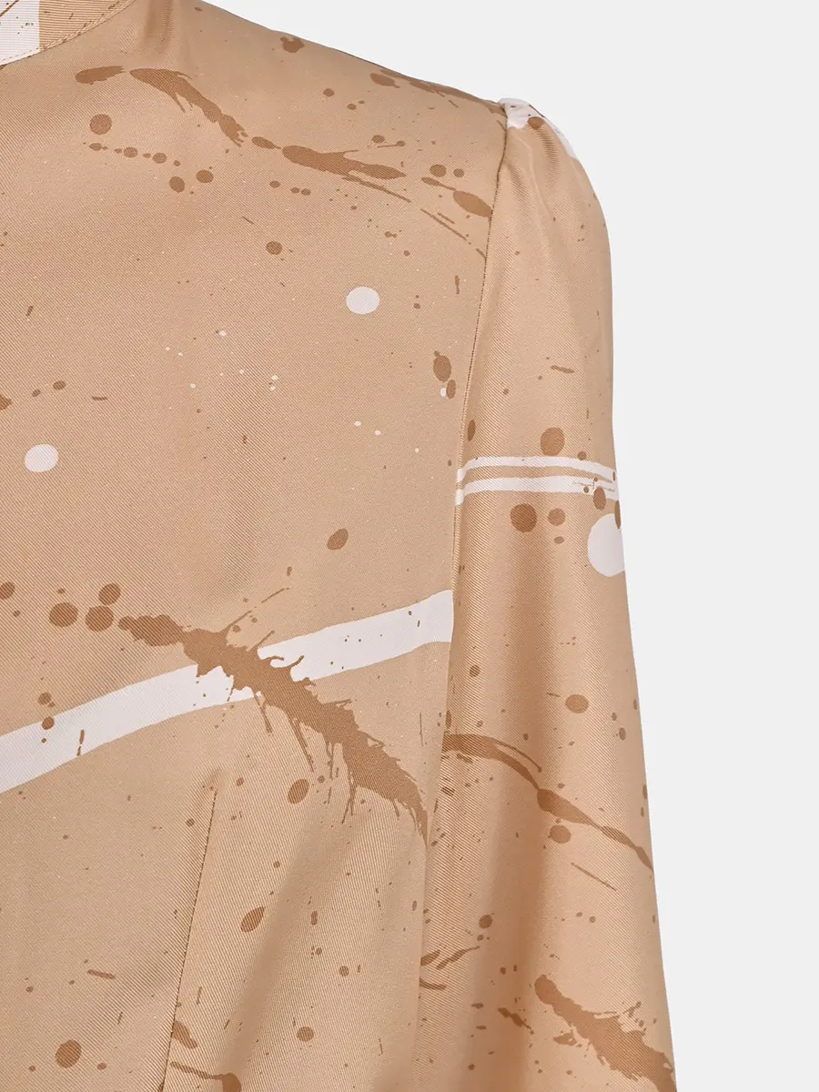 Платье шелковое