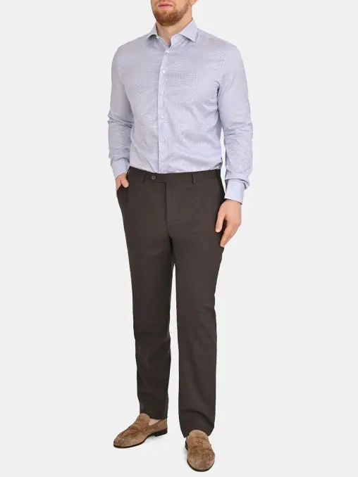Рубашка Slim Fit хлопковая CANALI