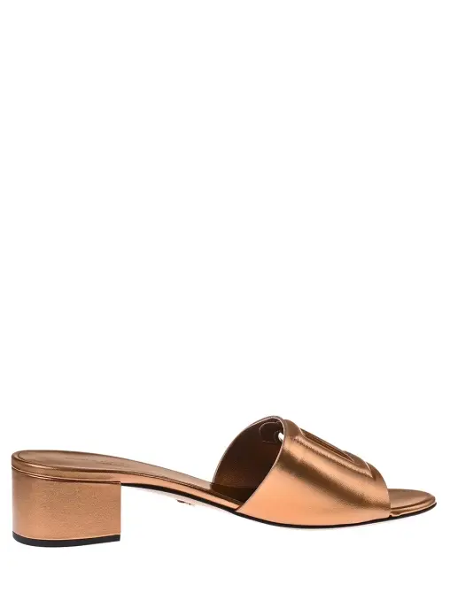 Мюли кожаные DOLCE & GABBANA