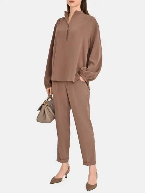 Блуза шелковая KITON