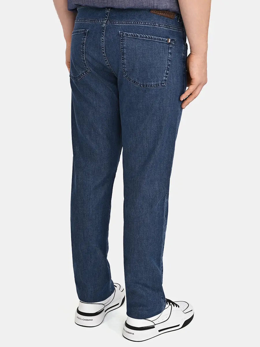 Джинсы однотонные
