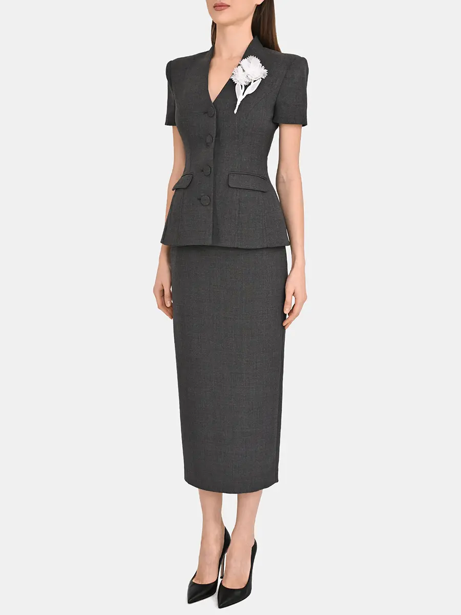 Платье однотонное