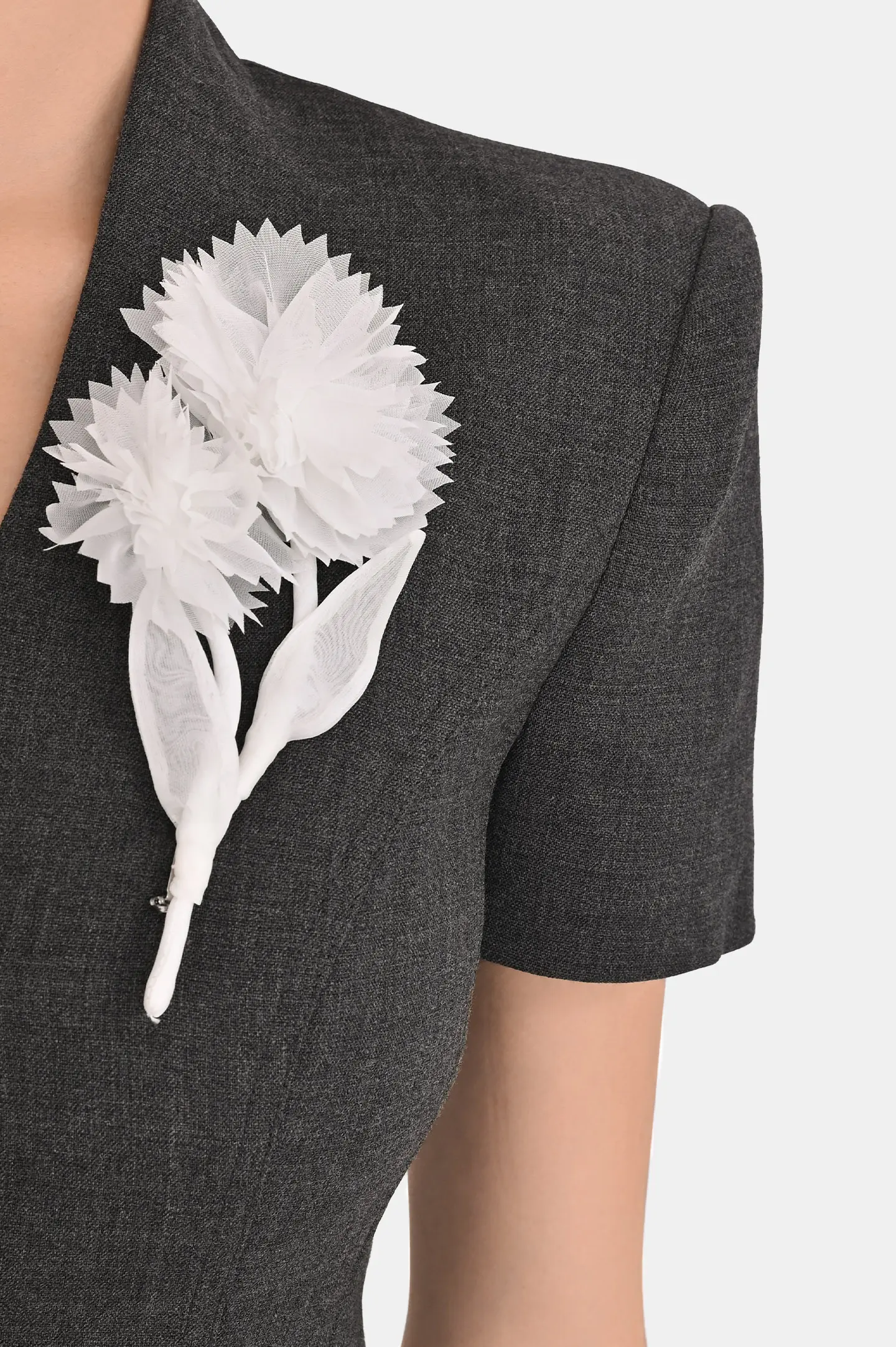 Платье однотонное