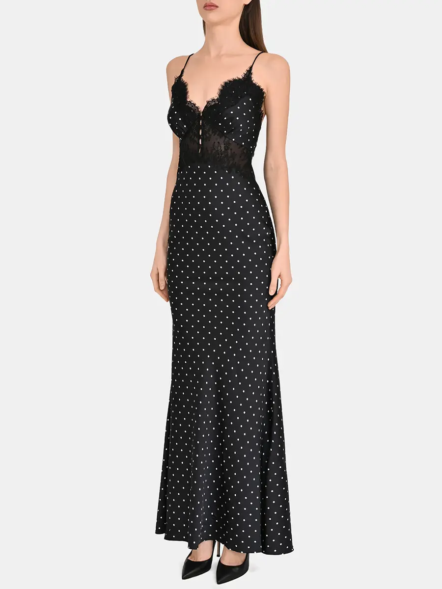 Платье в горох