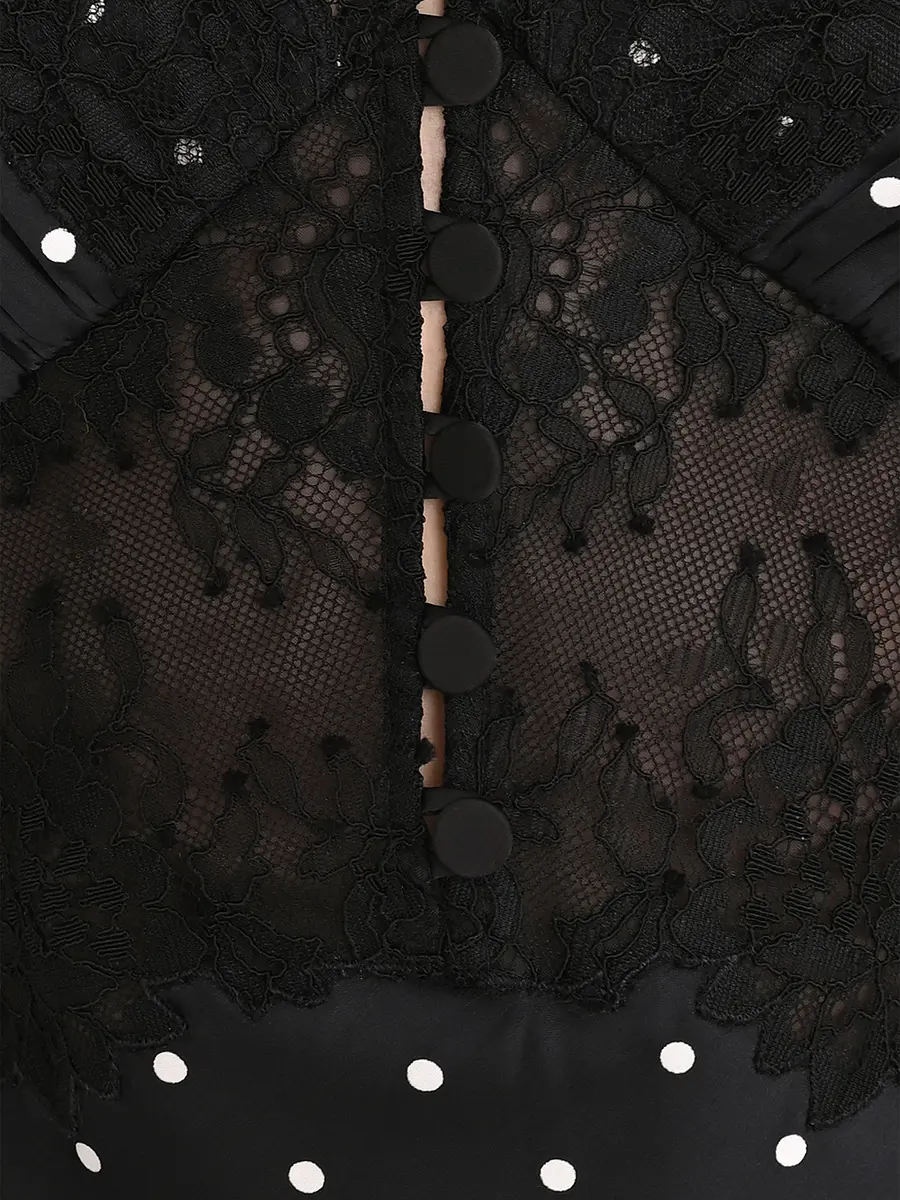 Платье в горох