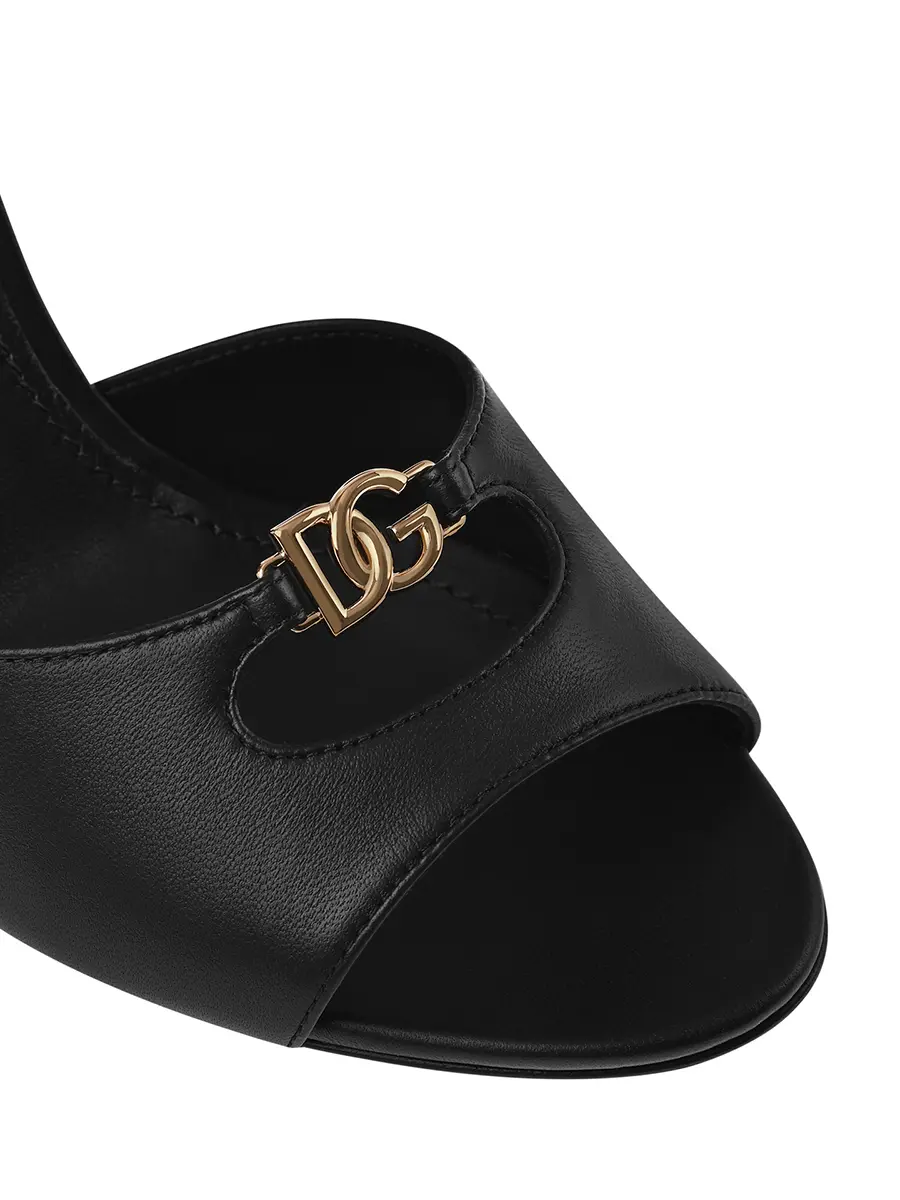 Мюли кожаные