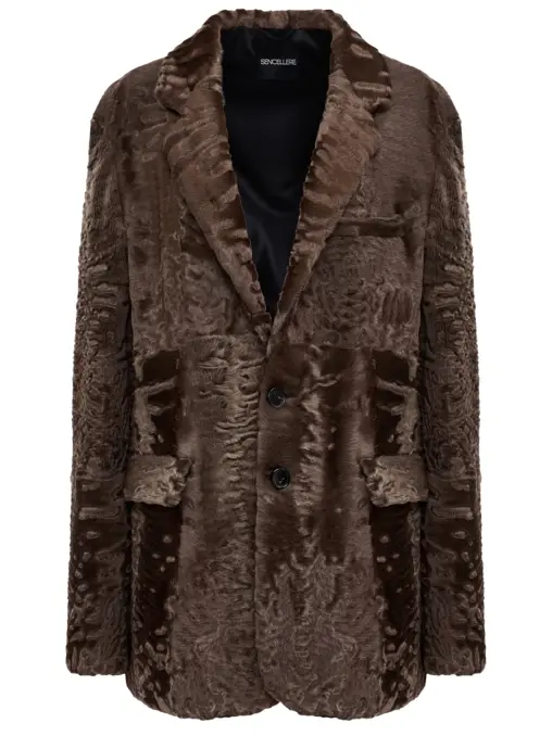 Пиджак из каракуля SENCELLERIE