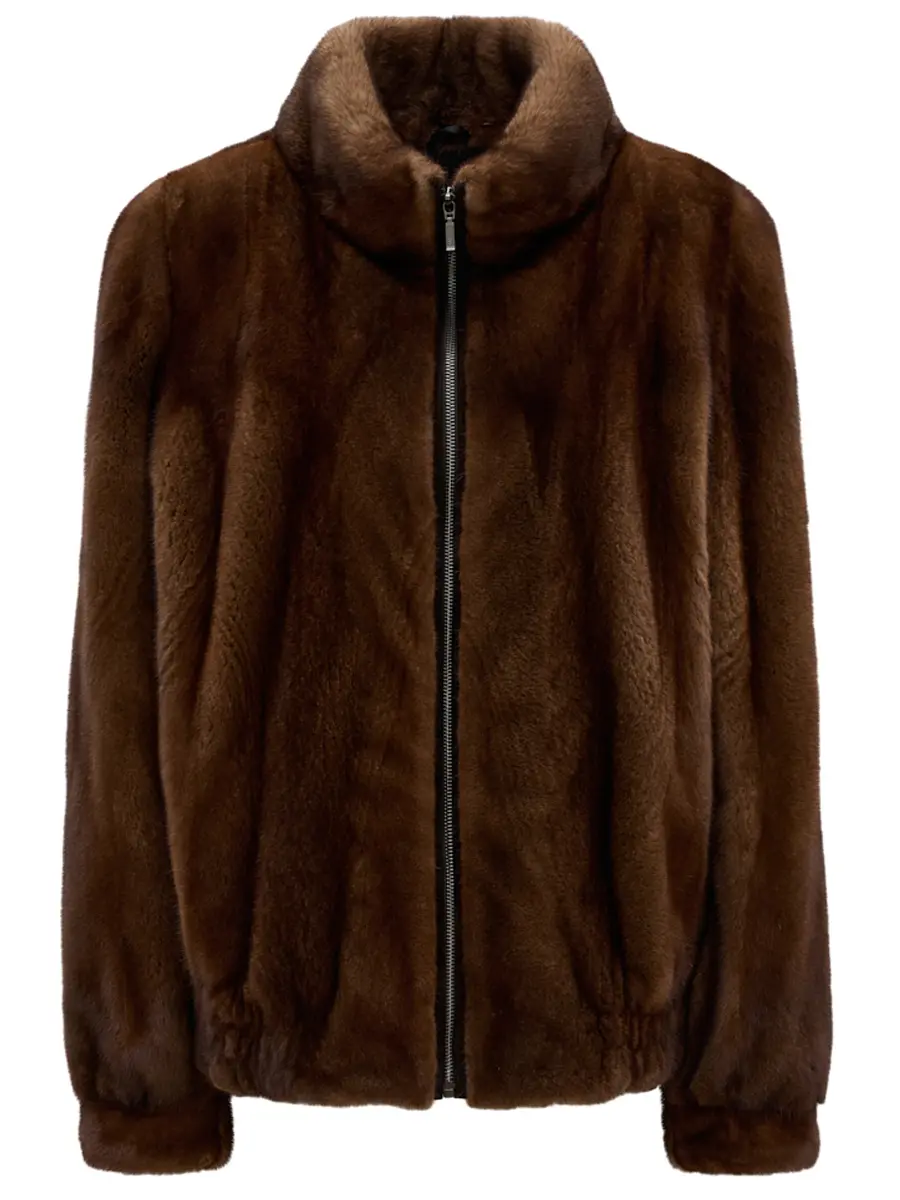 Бомбер норковый