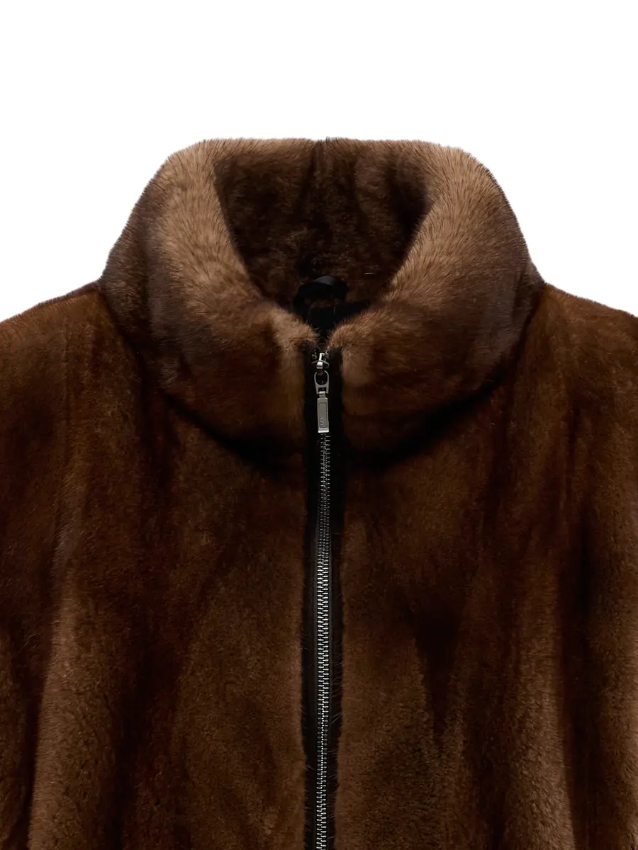 Бомбер норковый