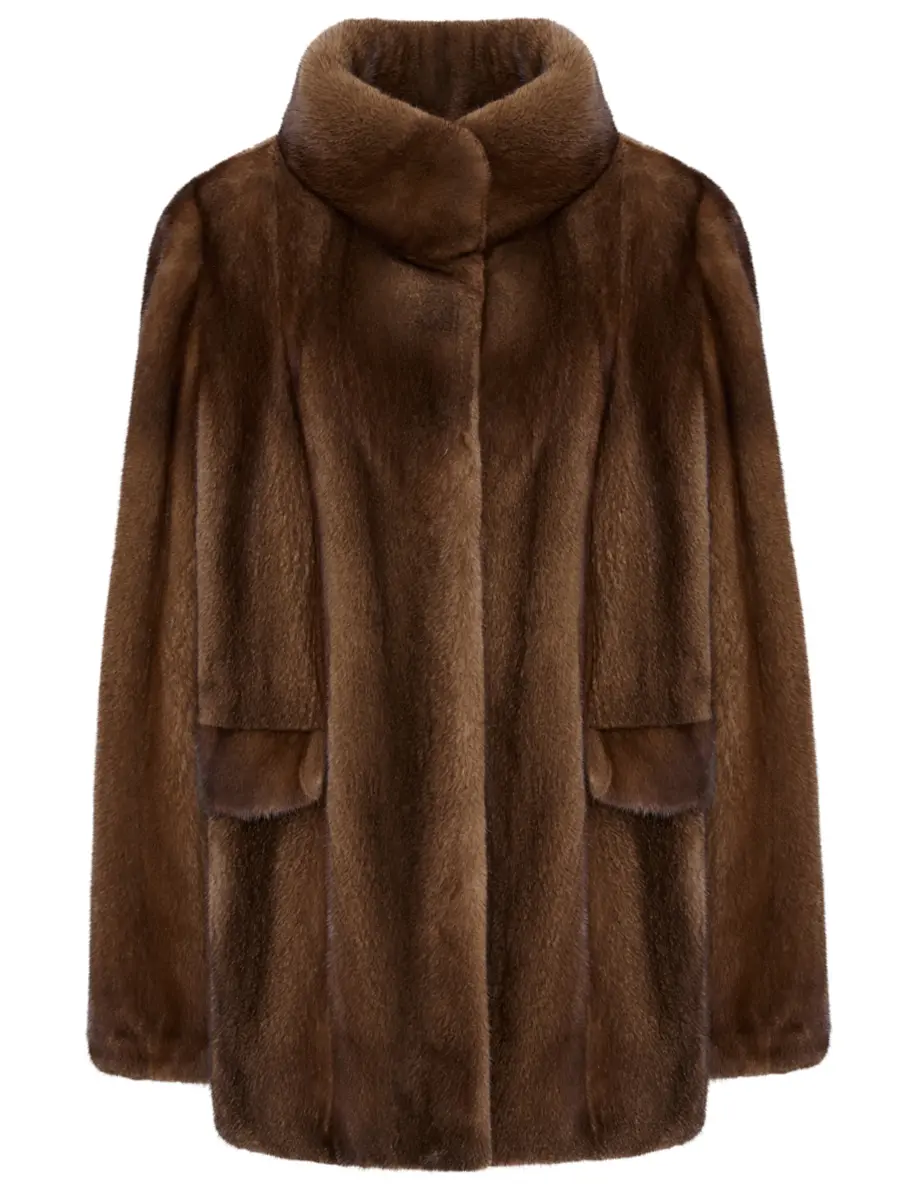 Полушубок норковый