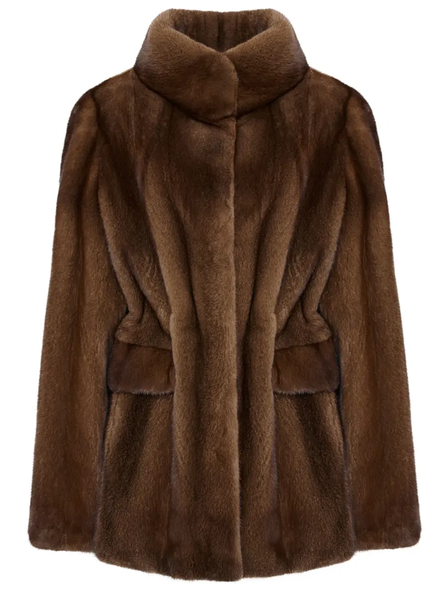 Полушубок норковый