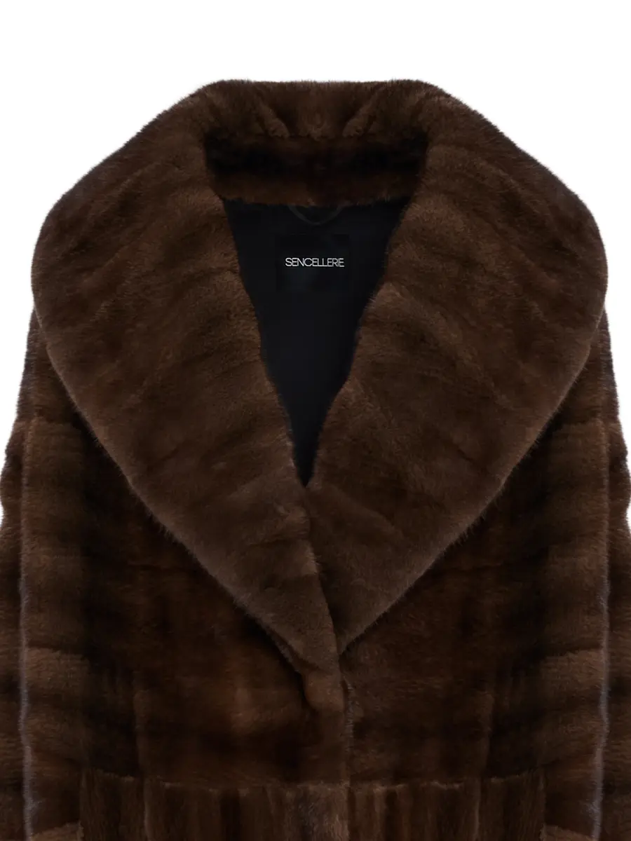 Манто норковое