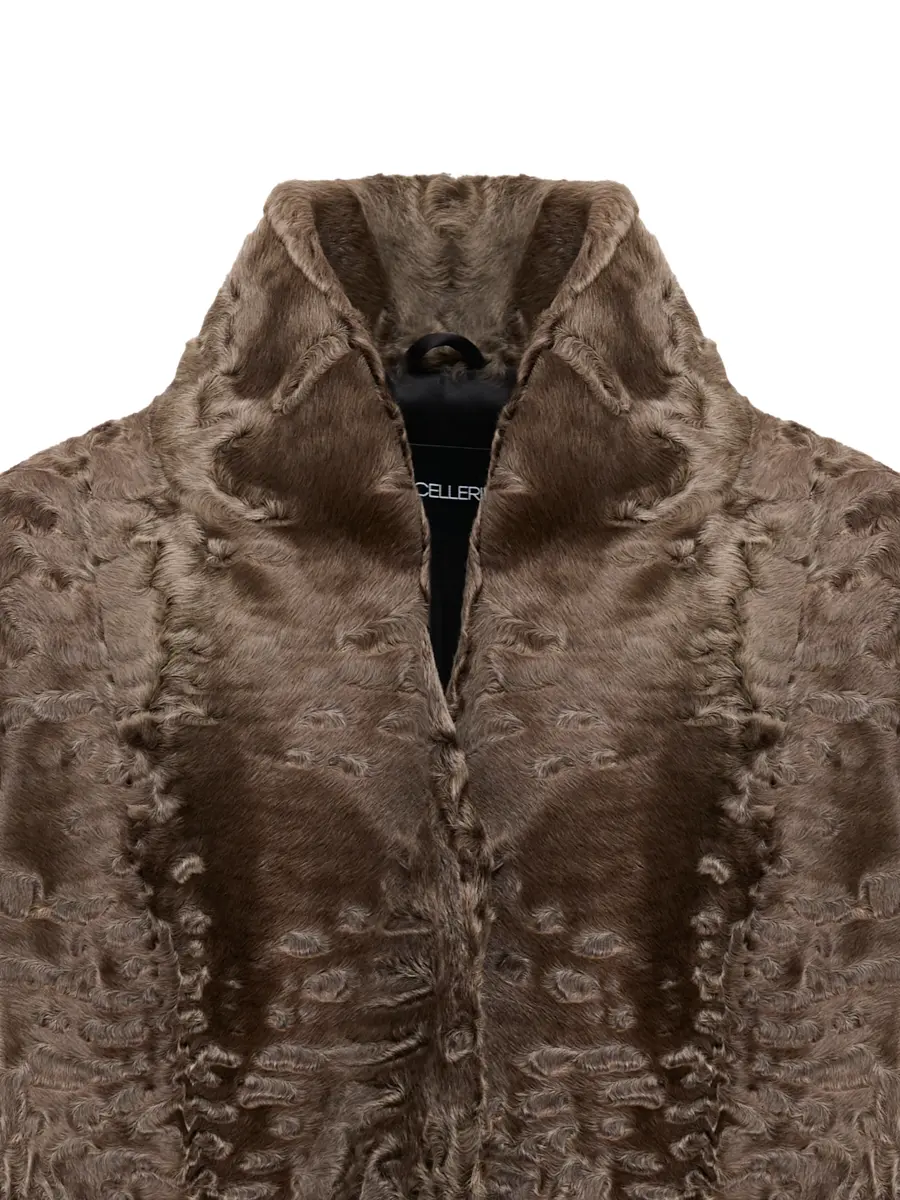 Полупальто из каракуля