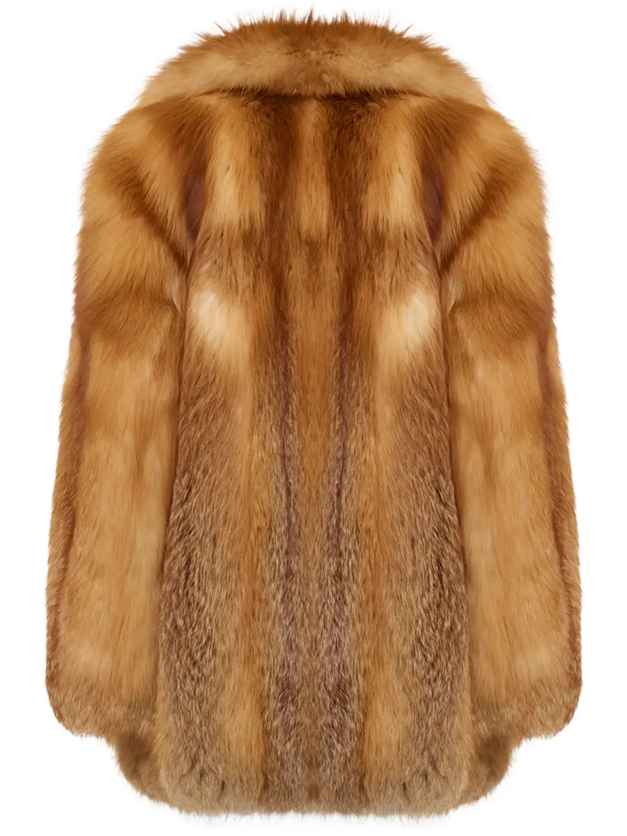 Полушубок из меха лисы