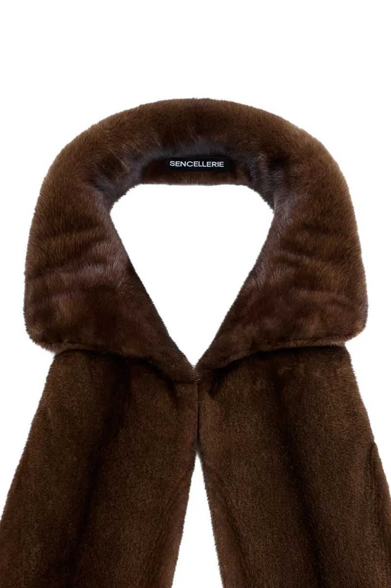 Шарф-стойка норковый