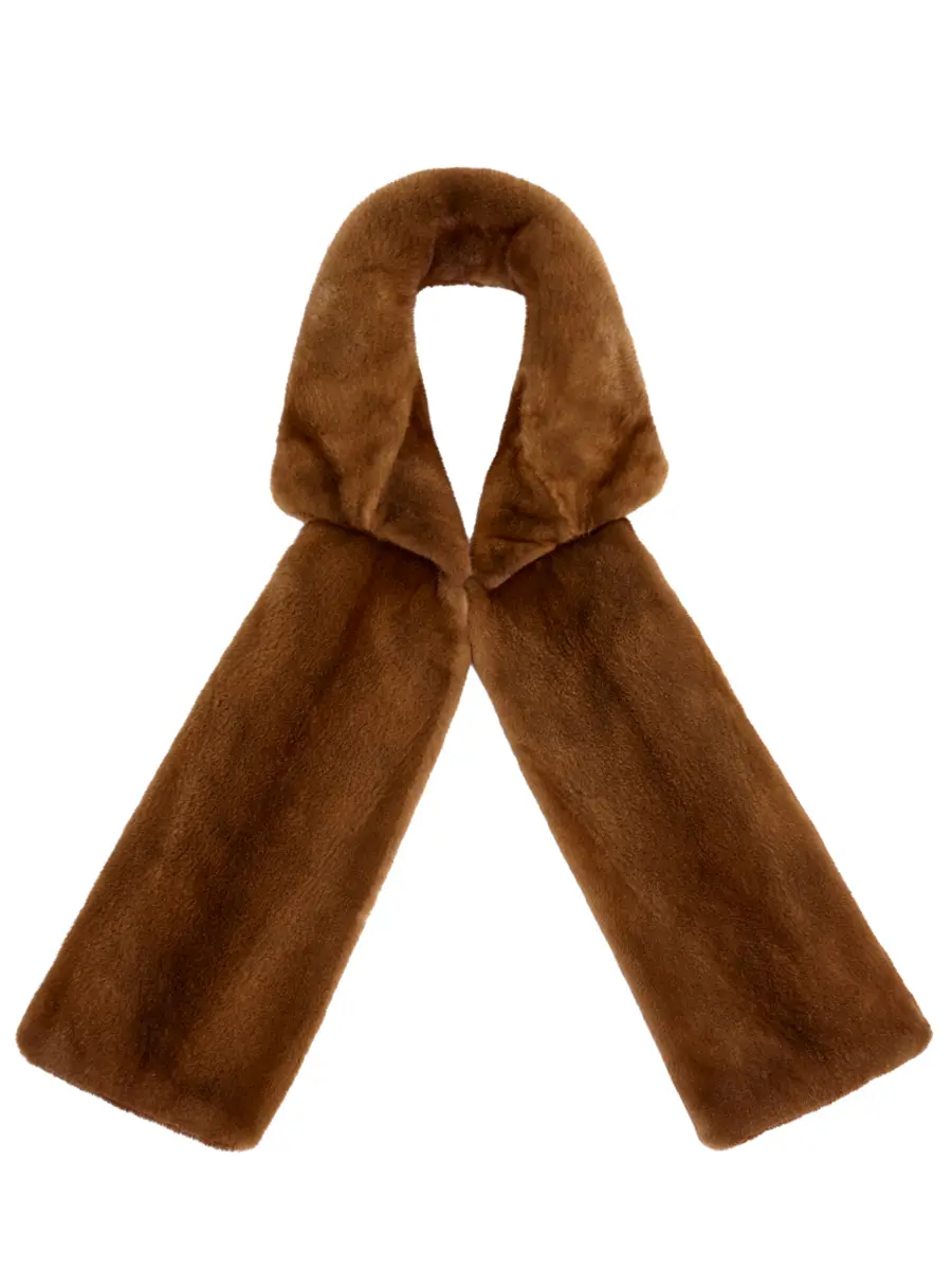 Шарф-стойка норковый