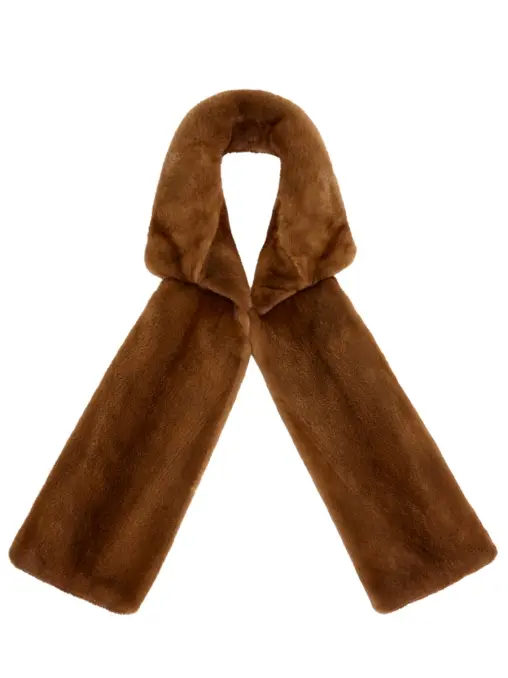 Шарф-стойка норковый SENCELLERIE