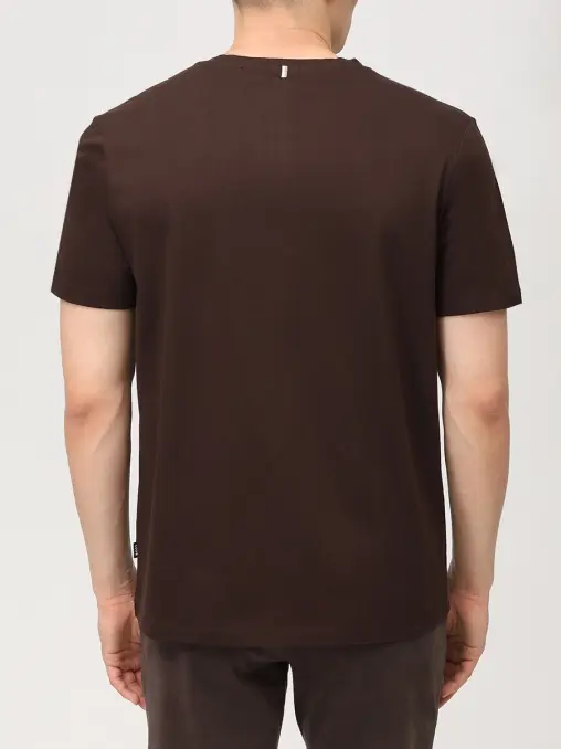 Футболка Slim Fit хлопковая BOSS