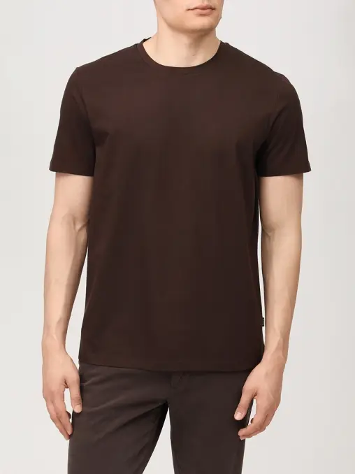 Футболка Slim Fit хлопковая BOSS
