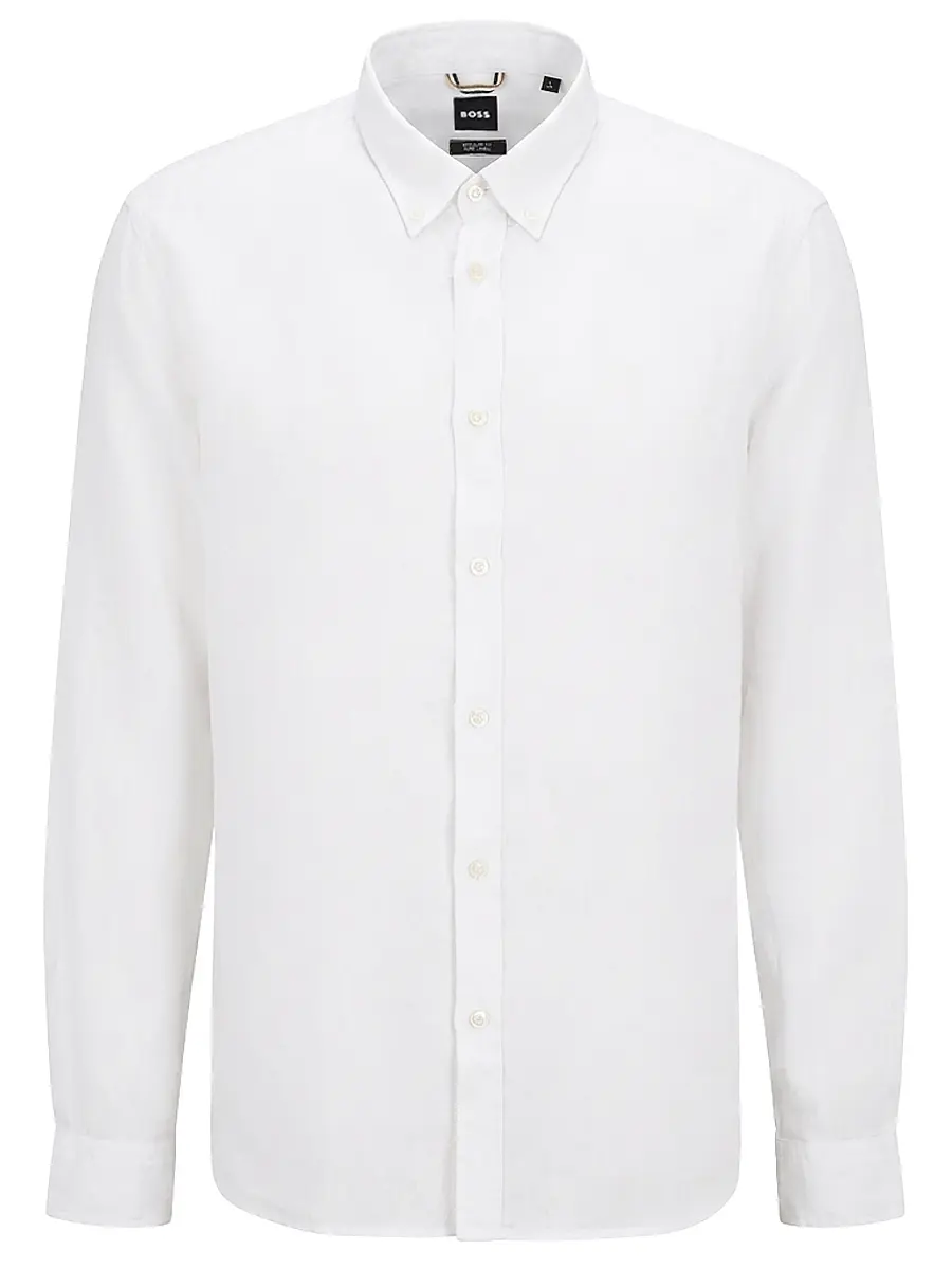 Рубашка Regular Fit льняная
