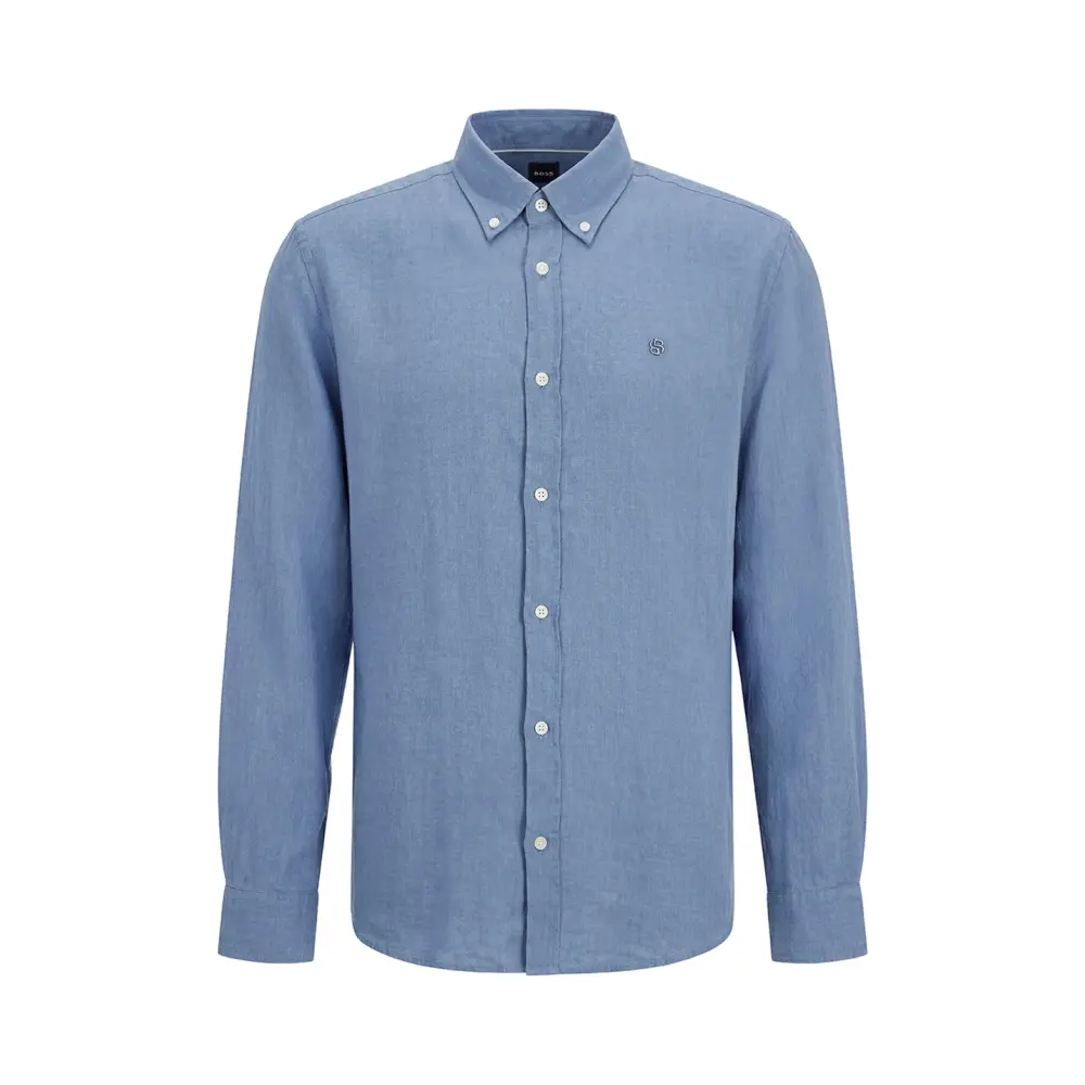 Рубашка Regular Fit льняная
