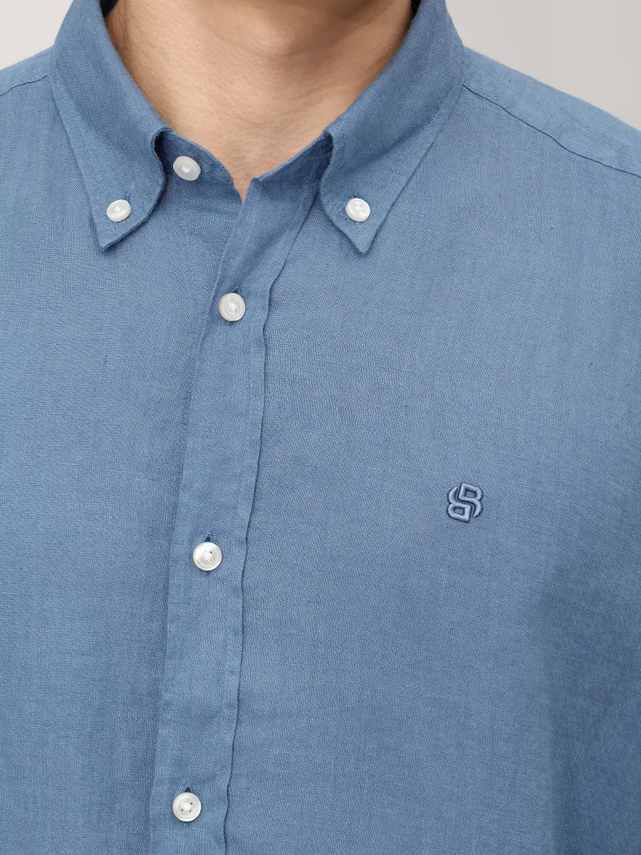 Рубашка Regular Fit льняная