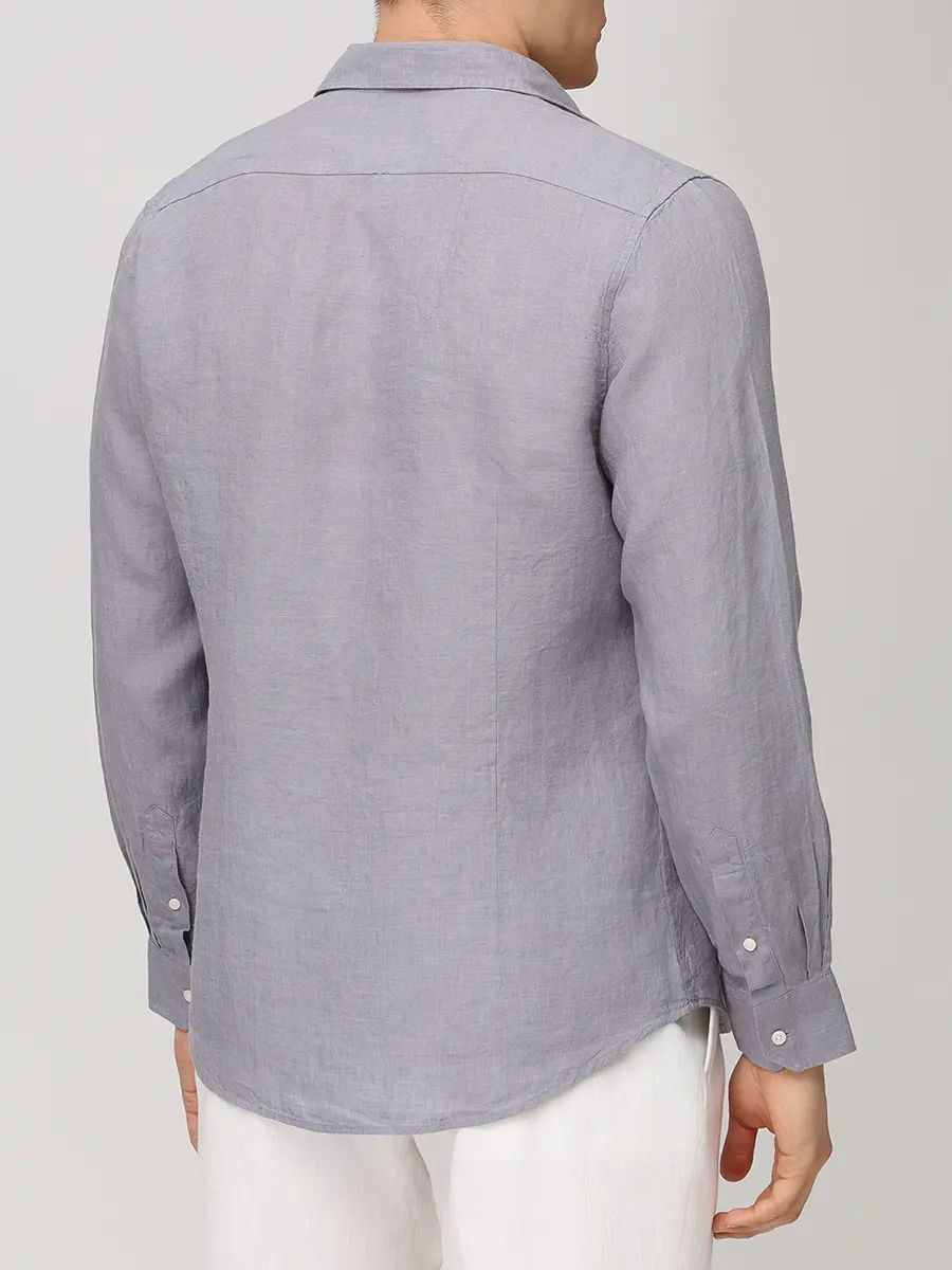 Рубашка Slim Fit льняная