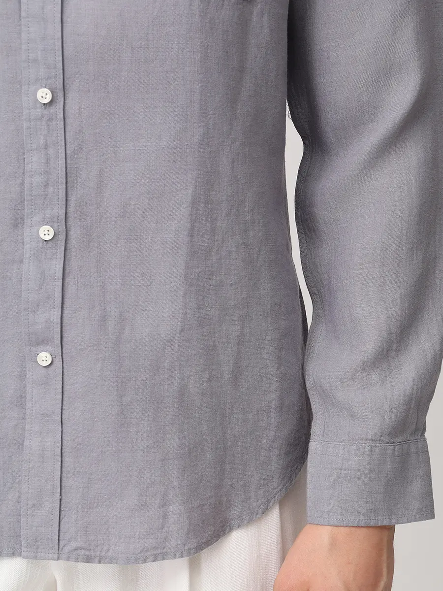 Рубашка Slim Fit льняная