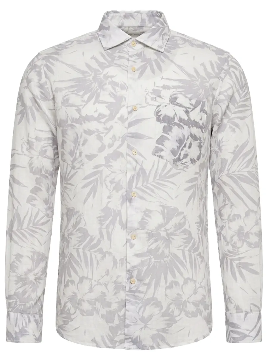 Рубашка Slim Fit льняная