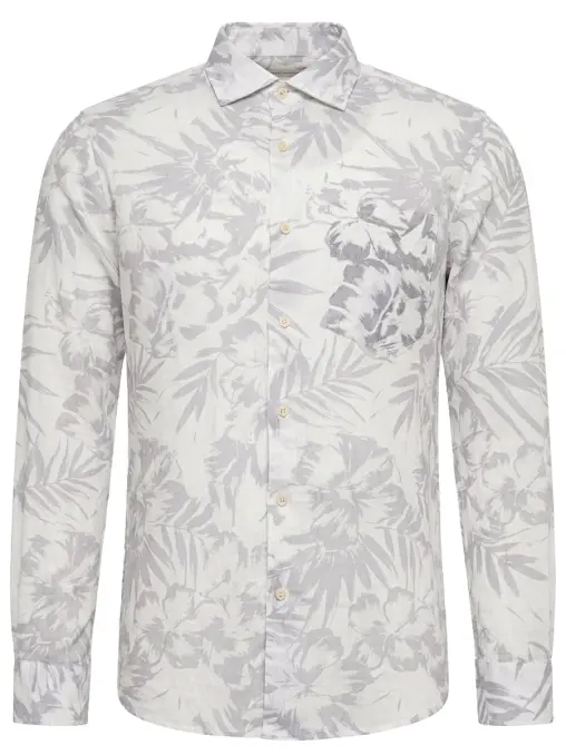 Рубашка Slim Fit льняная PAUL TAYLOR
