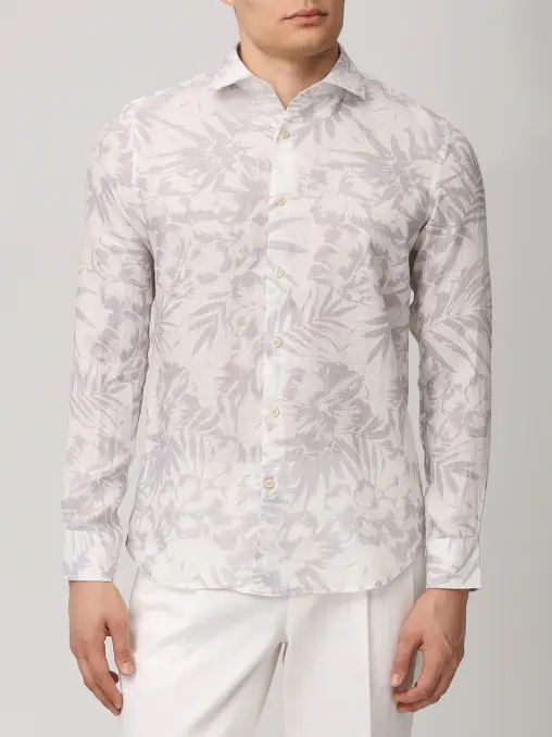 Рубашка Slim Fit льняная PAUL TAYLOR