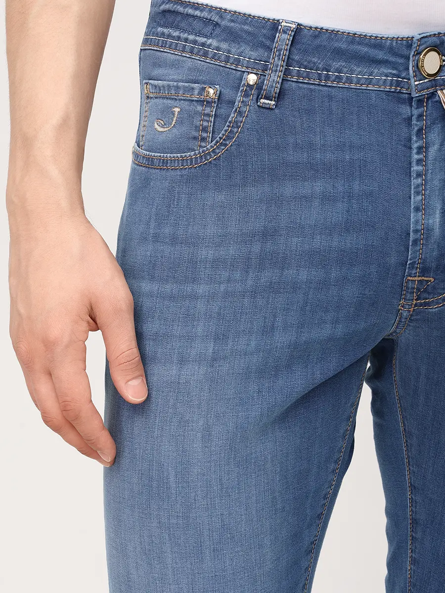 Джинсы Slim Fit хлопковые