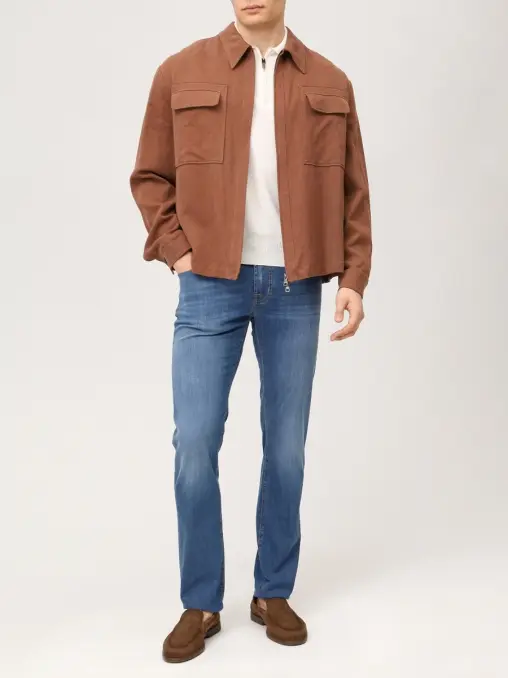 Джинсы Slim Fit хлопковые JACOB COHEN