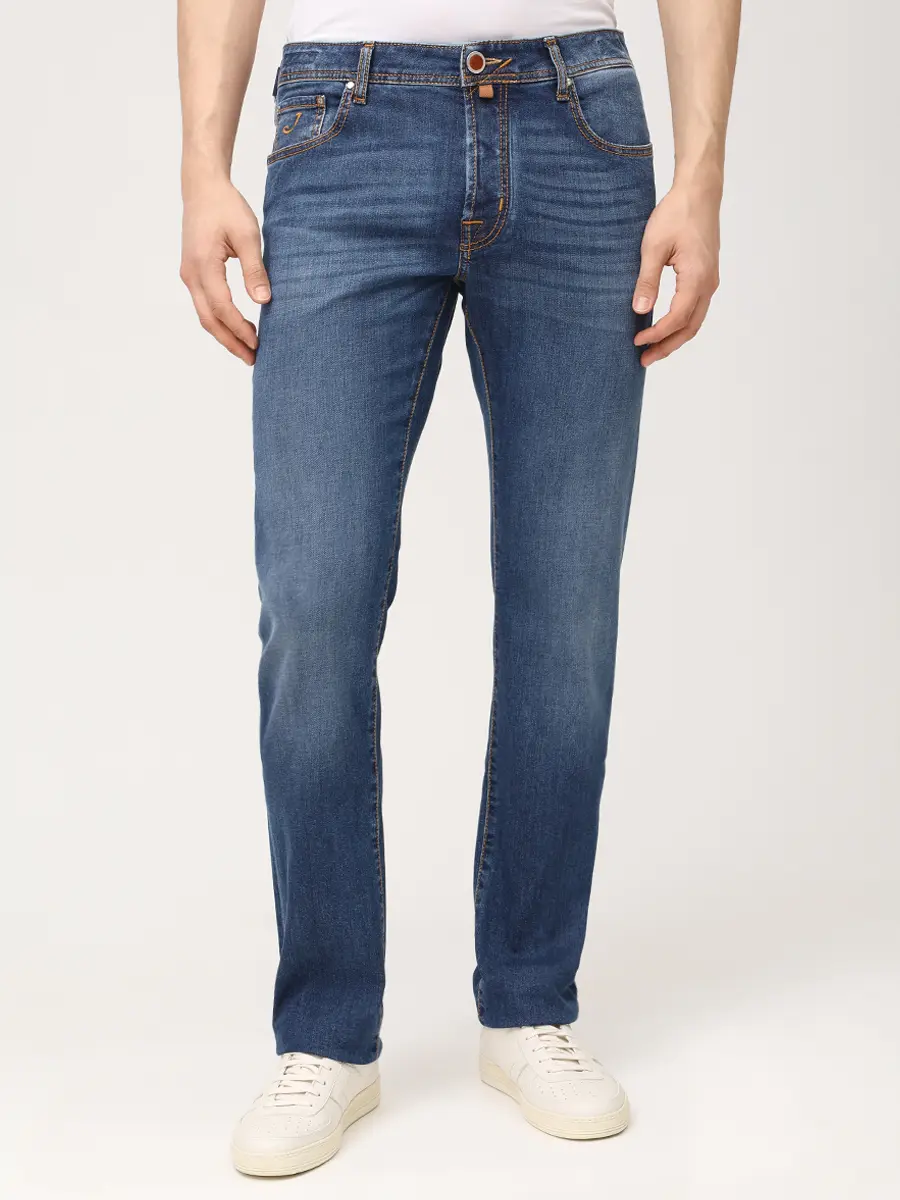 Джинсы Slim Fit хлопковые