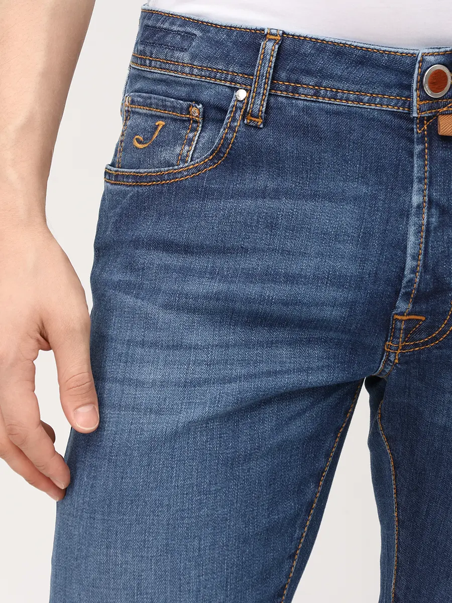 Джинсы Slim Fit хлопковые