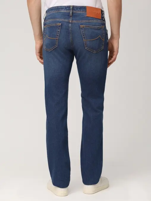 Джинсы Slim Fit хлопковые JACOB COHEN