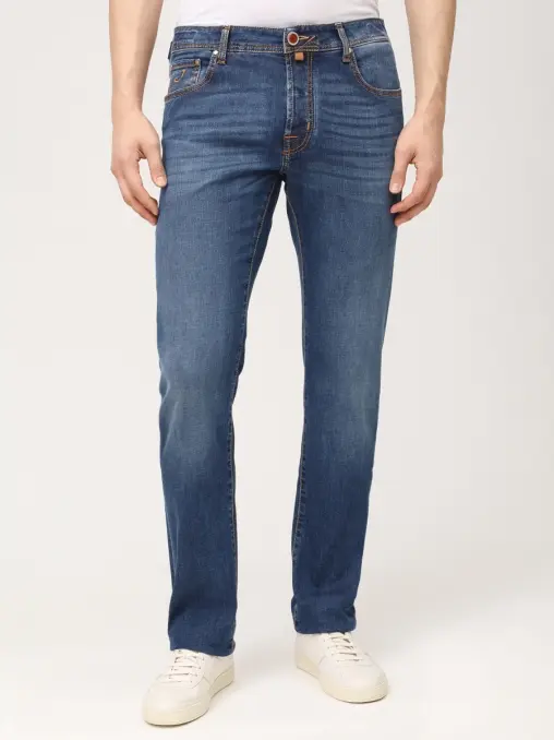 Джинсы Slim Fit хлопковые JACOB COHEN