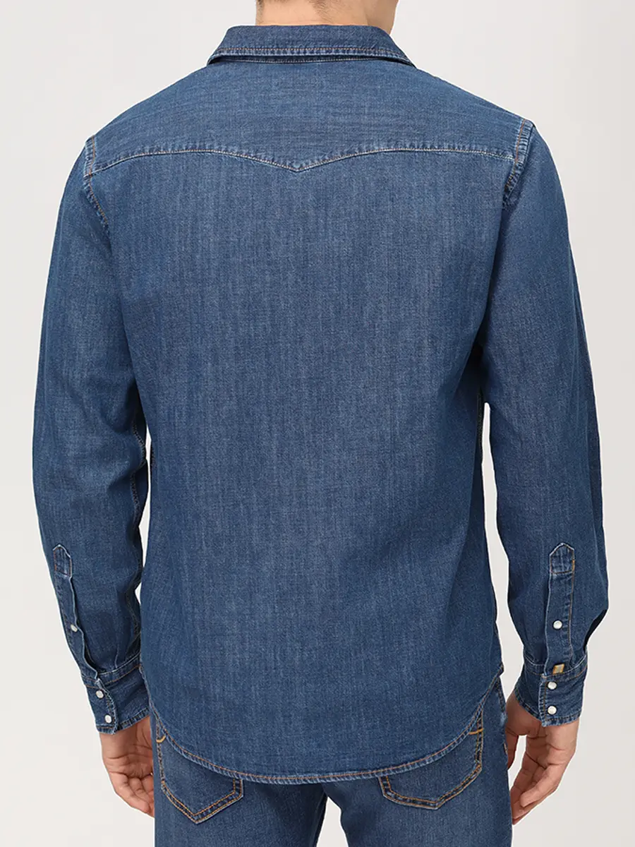 Рубашка Regular Fit джинсовая