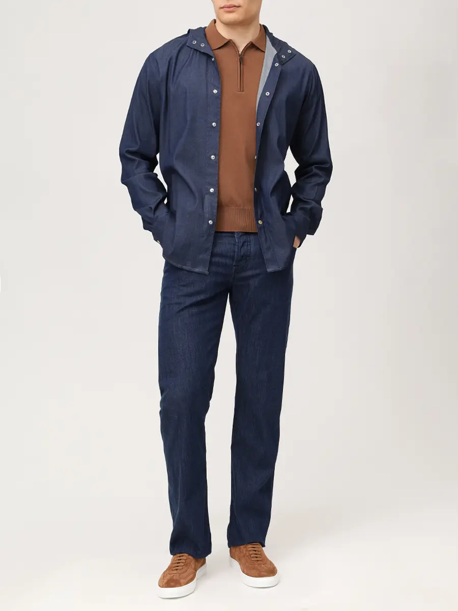 Джинсы Regular Fit хлопковые