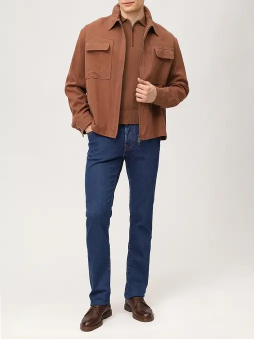 Джинсы Slim Fit хлопковые JACOB COHEN