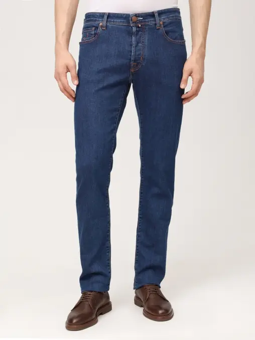 Джинсы Slim Fit хлопковые JACOB COHEN