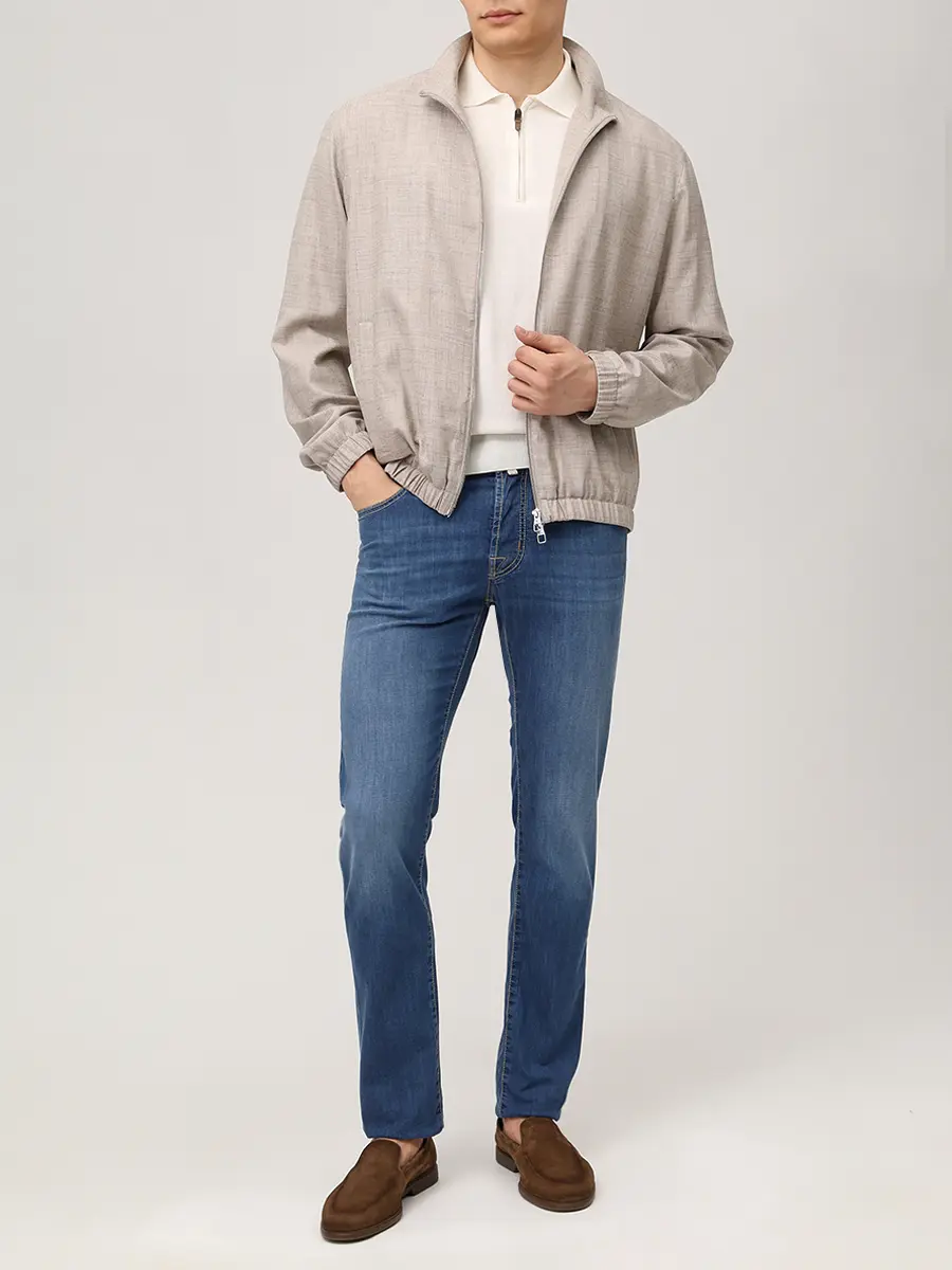 Джинсы Slim Fit хлопковые