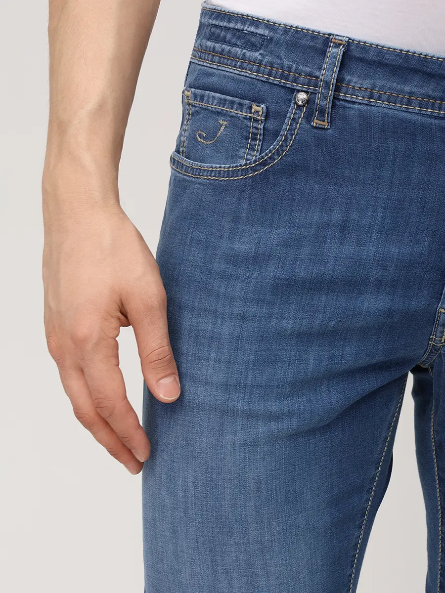 Джинсы Slim Fit хлопковые