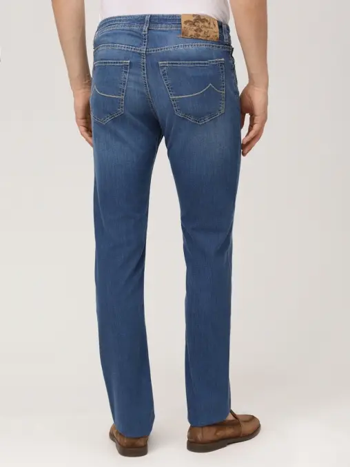 Джинсы Slim Fit хлопковые JACOB COHEN
