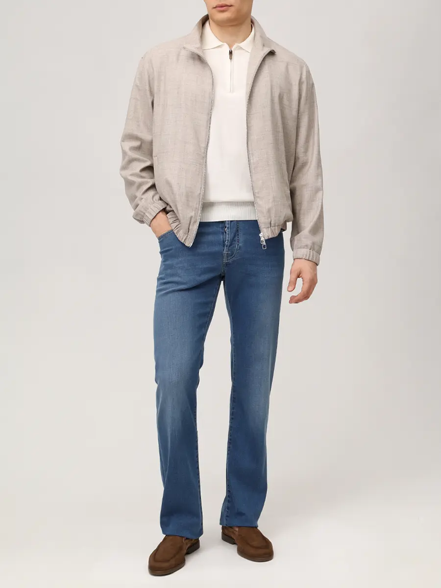 Джинсы Regular Fit хлопковые