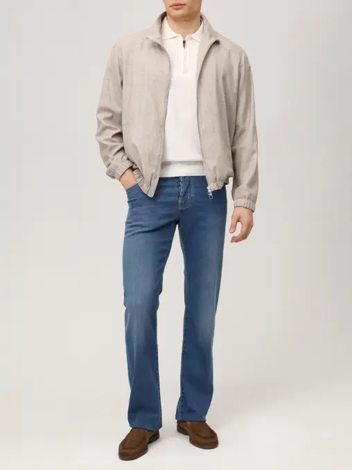 Джинсы Regular Fit хлопковые JACOB COHEN